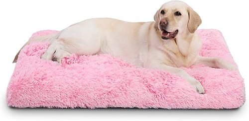 Vonabem Cama grande para perros color rosa, lavable para perros grandes, medianos y pequeños, gatos, cama de felpa mullida para niñas, princesas, Vonabem Cama grande para perros color rosa, lavable para perros grandes, medianos y pequeños, gatos, cama de felpa mullida para niñas, princesas,