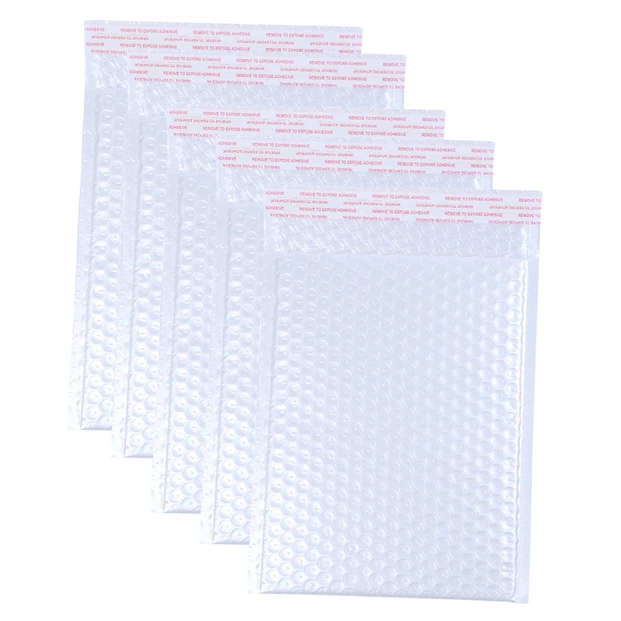 UTHCLO Mailer 50pcs Self Sealing Storage Bag Packaging Wrap Mailing Pouches White 20x15cm