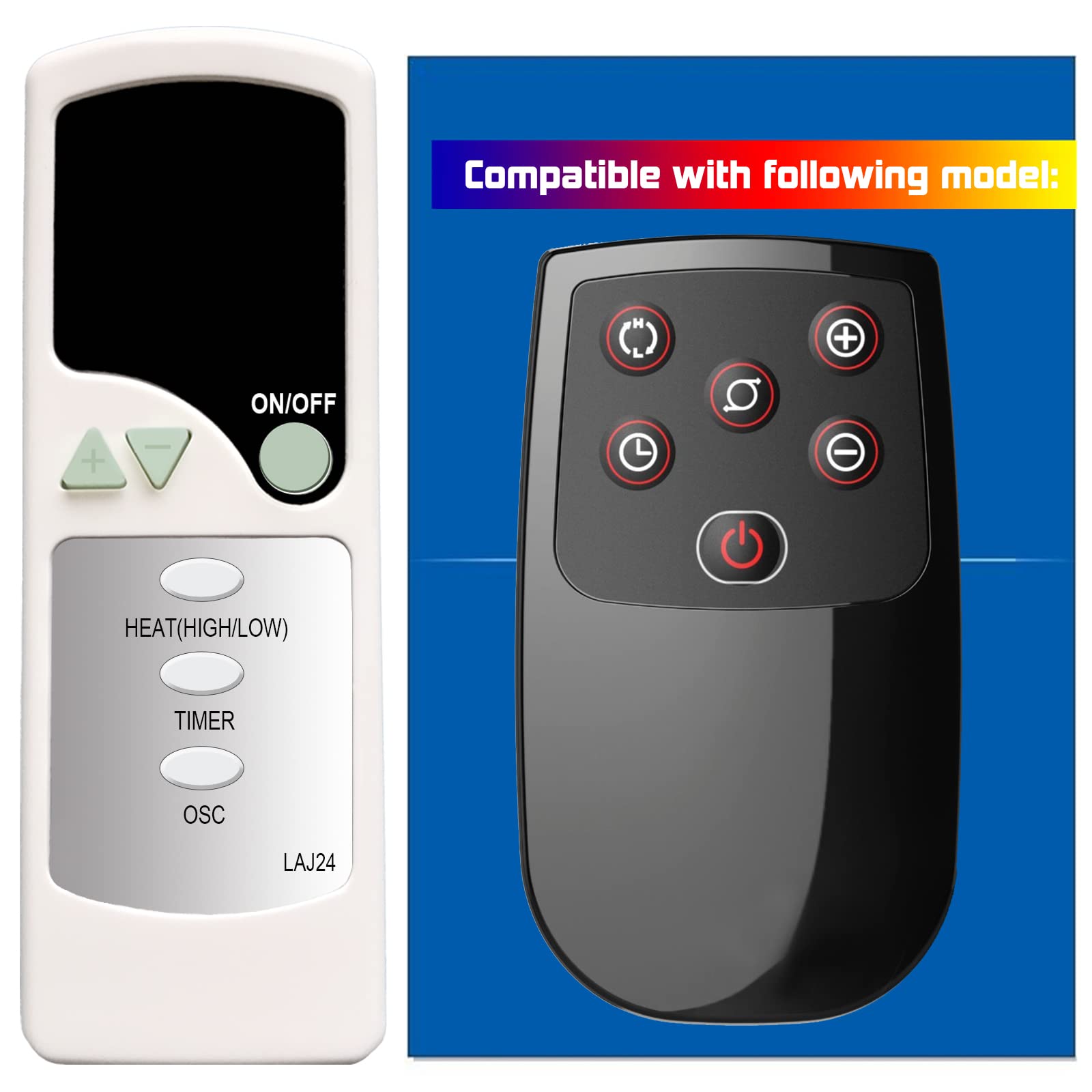 Amazon.com: Replacement Remote Control for Lasko 2033617A 2033617B 2033627  5790 5592 CT22410 CT22420 CT16670 CT22650 CT22722 CT22766 CT30754 CT30754C  CT32950 CT32960 751320 5165 5160 Ceramic Tower Space Heater : Home u0026 Kitchen