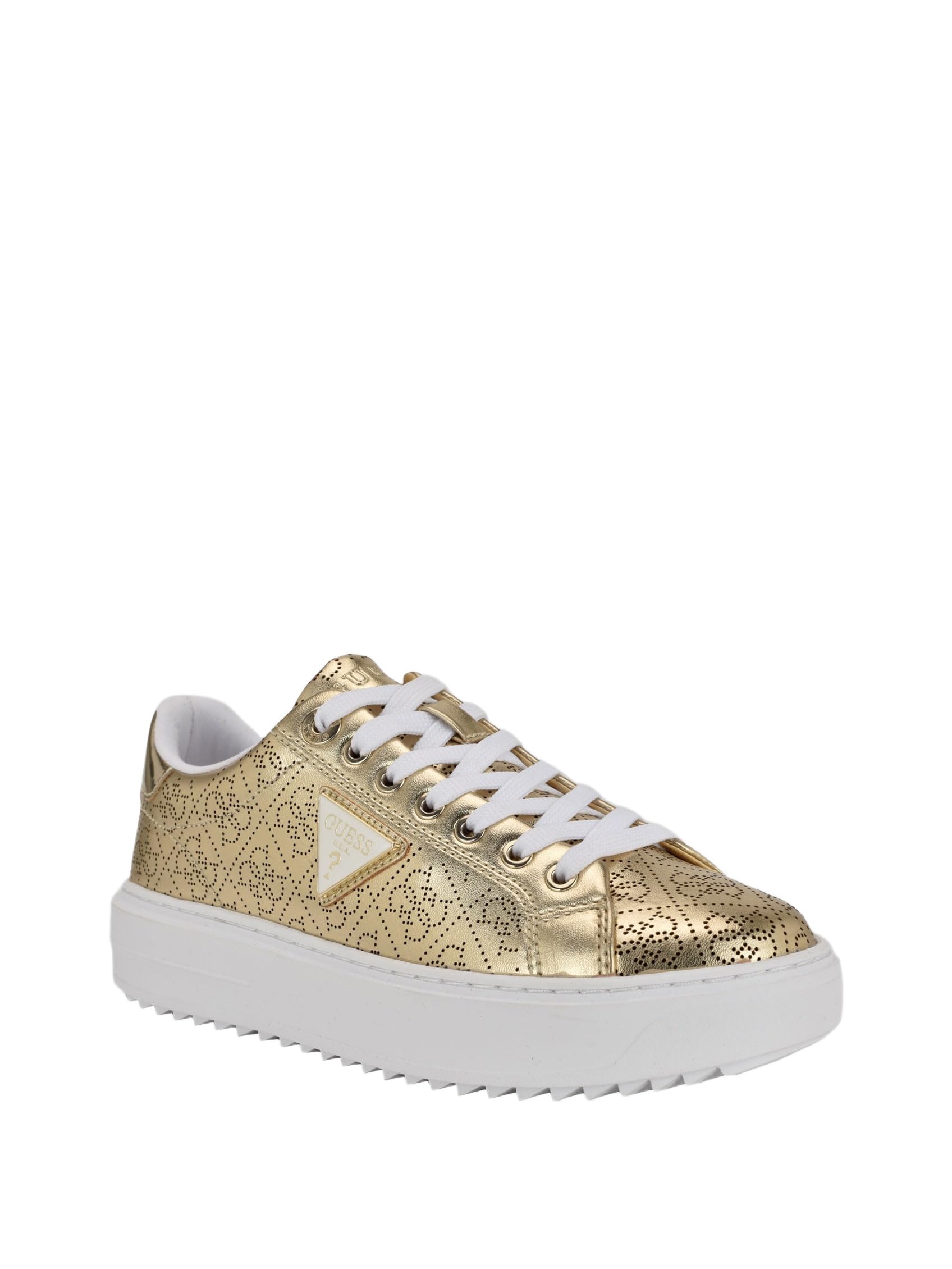 GUESS Women's Denesa Sneaker, Gold 710, 5.5 UK