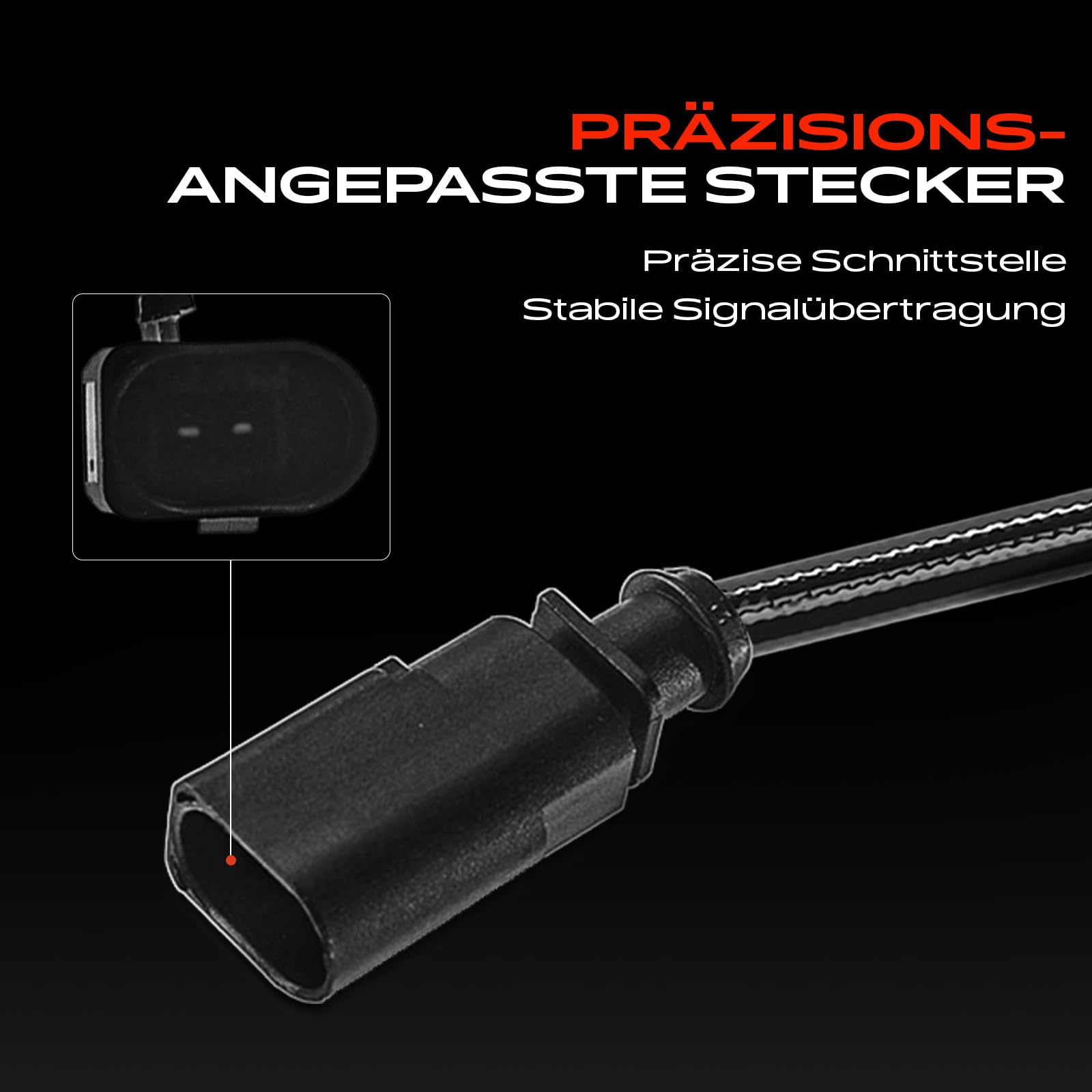 1x Abgastemperatur Sensor für MULTIVAN T5 TRANSPORTER T5 Bus Kasten 7H 7E T5 Pritsche Fahrgestell 7J 2009-2015 03L906088DJ