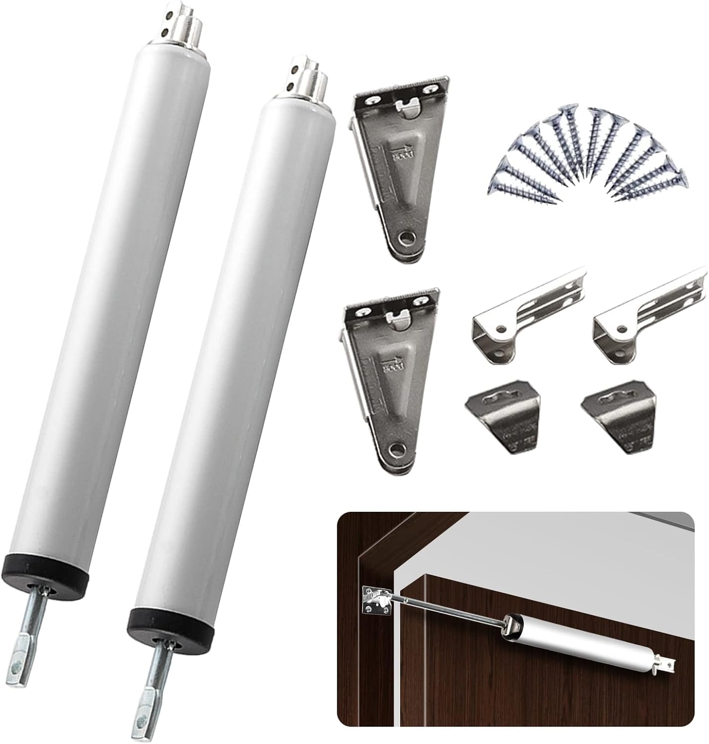 SCHARTEC Türschließer D2024 - Automatischer Obentürschließer Bis 85 Kg