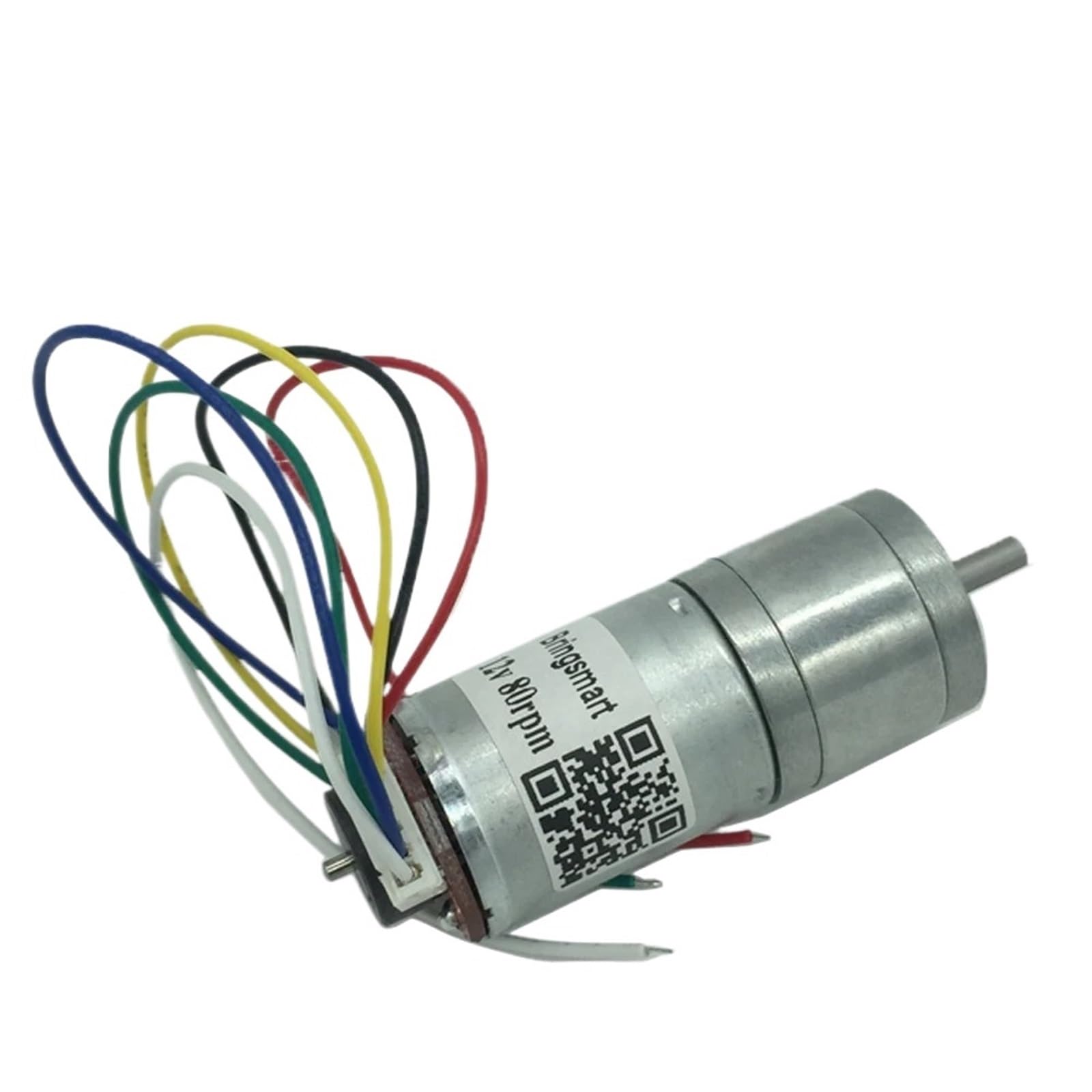 JGA25-371 silnik elektryczny z odwróconą regulacją prędkości 12 V DC enkoder motoreduktora 18-1930 obr./min, kompatybilny z 1 szt. (46 obr./min, 24 V)