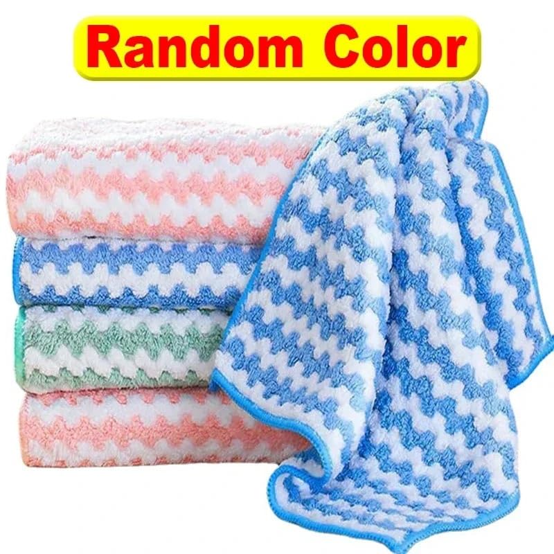 GUYANA Trapos Cocina 5/10/20 Piezas de Almohadillas absorbentes for Fregar, Toallas de Limpieza y Lavado de Cocina domésticas secas y húmedas Balletas Microfibra (Color : Mixed Color 20PCS)