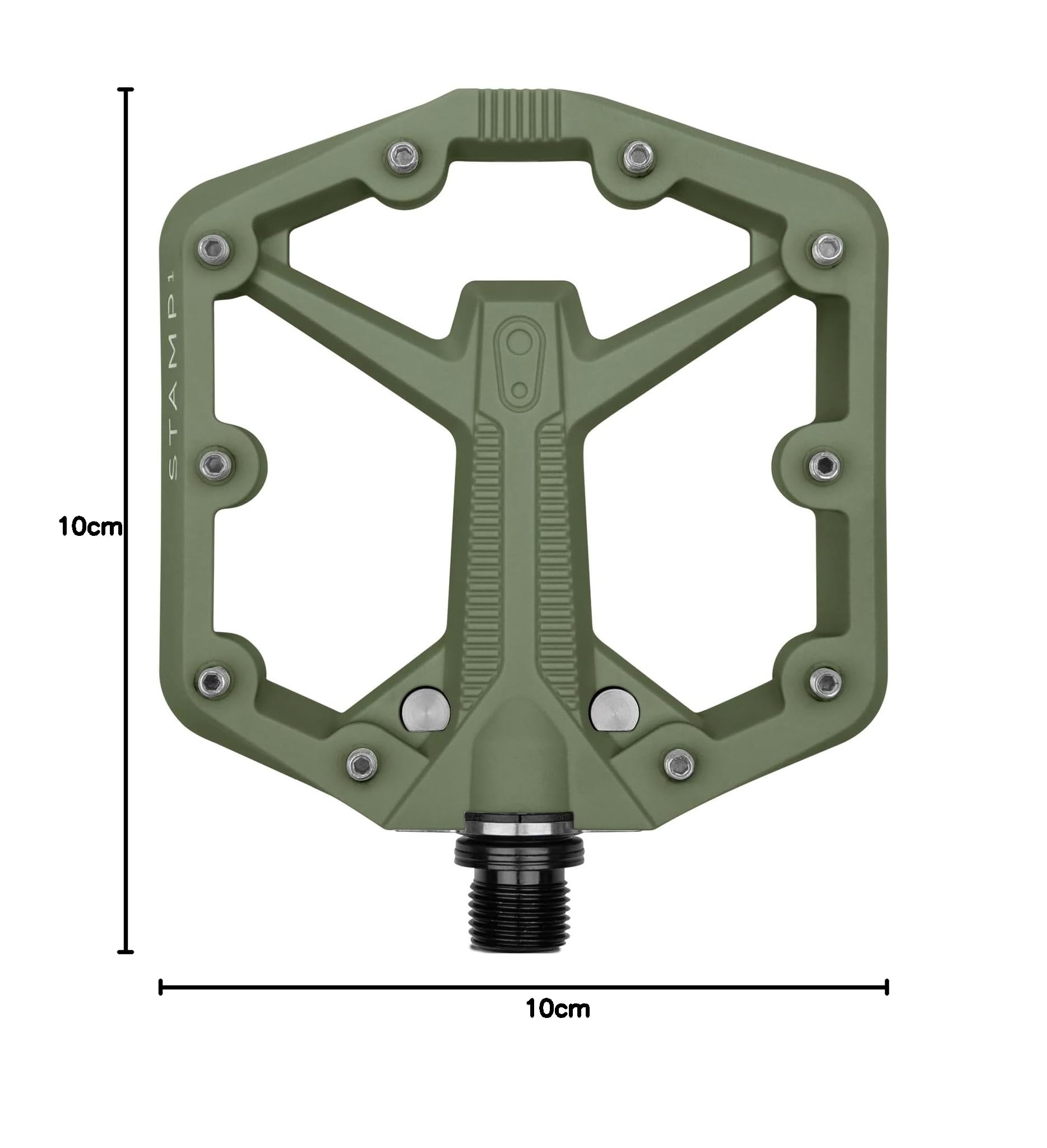 Crankbrothers Stamp Flat MTB-Pedale, Größenangepasst, leicht, vielseitig, langlebig