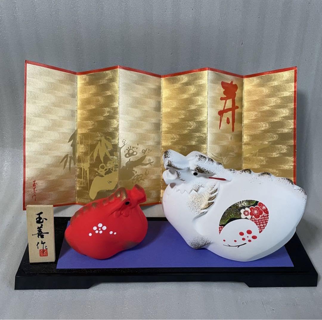 三番叟　申の置物　玉善作 2025年最新】干支 置物 玉善の人気アイテム - メルカリ