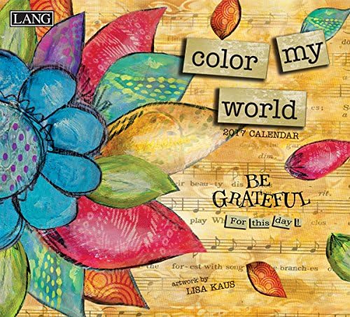 Lang 2017 Color My World Wall Calendar, 13.375 x 24 inches (17991001854)