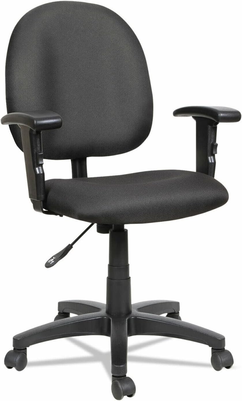Office Chair Swivel Task Chair with Adjustable Arms Black Desk Chair Gaming Chair