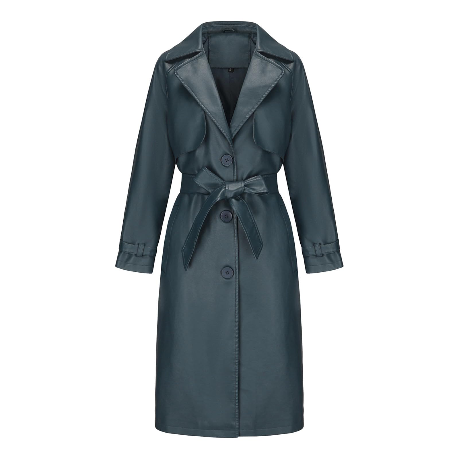 Generisch Giacca da donna 2027 finta pelle scamosciata con frange per moto, pantaloncini da donna chic (Sky Blue, M)