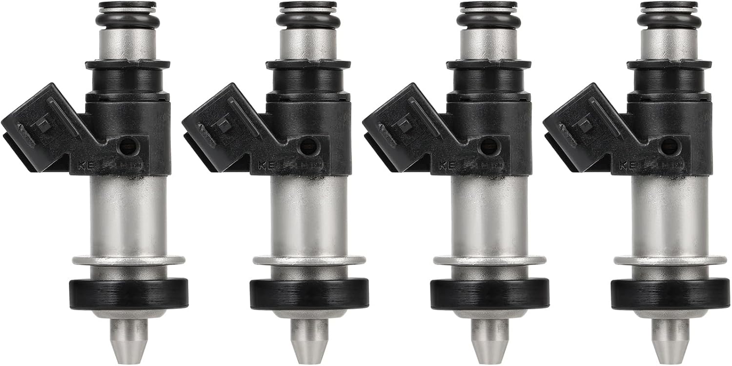 SCITOO 4Pcs 1 Hole Fuel Injector Fit for Honda for CR-V for 1999 2000 2001, FJ339 06164PCA000