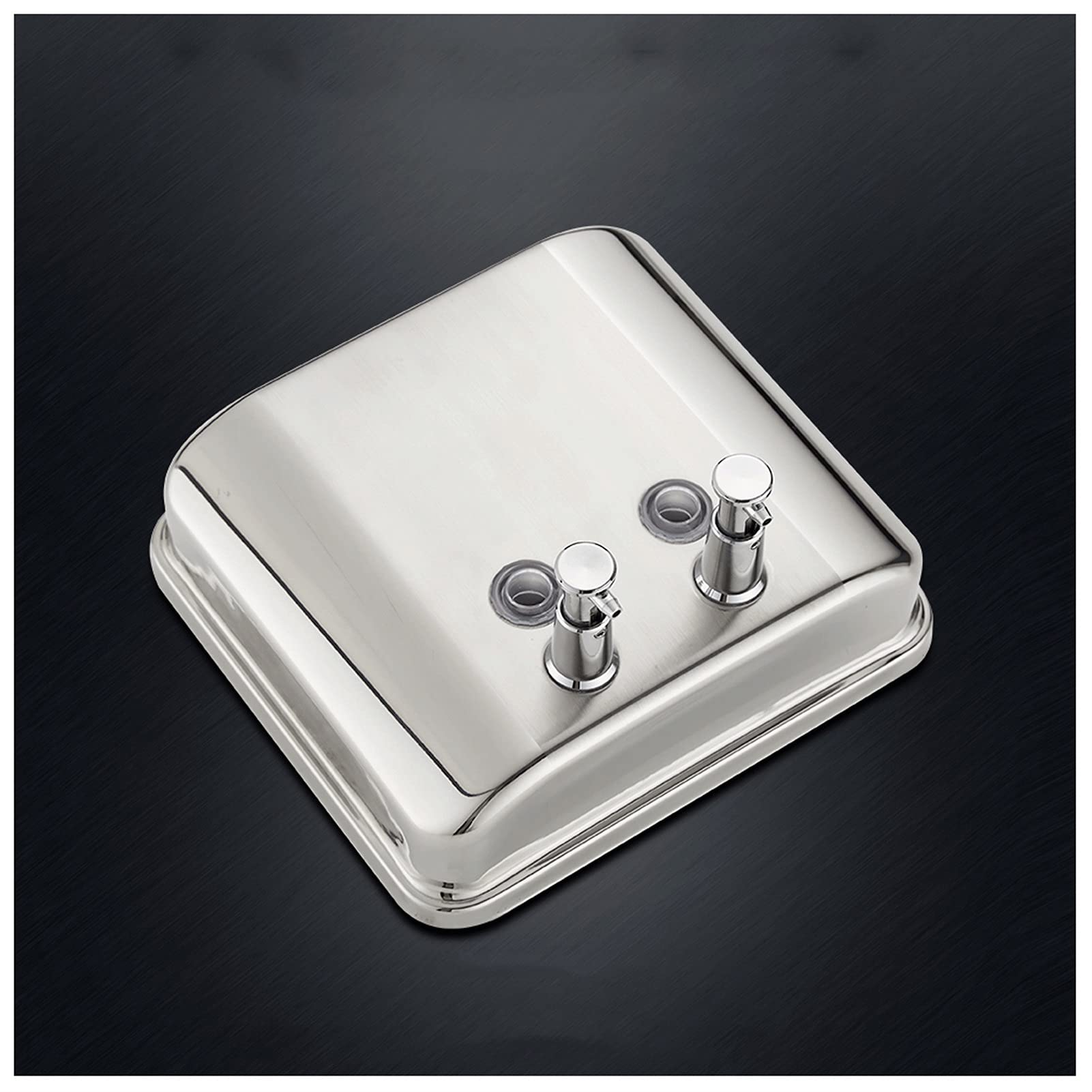 2 Erogatori Sapone In Acciaio Inox 304 - Dosatore Per Bagno, Cucina, Hotel - Foto 10