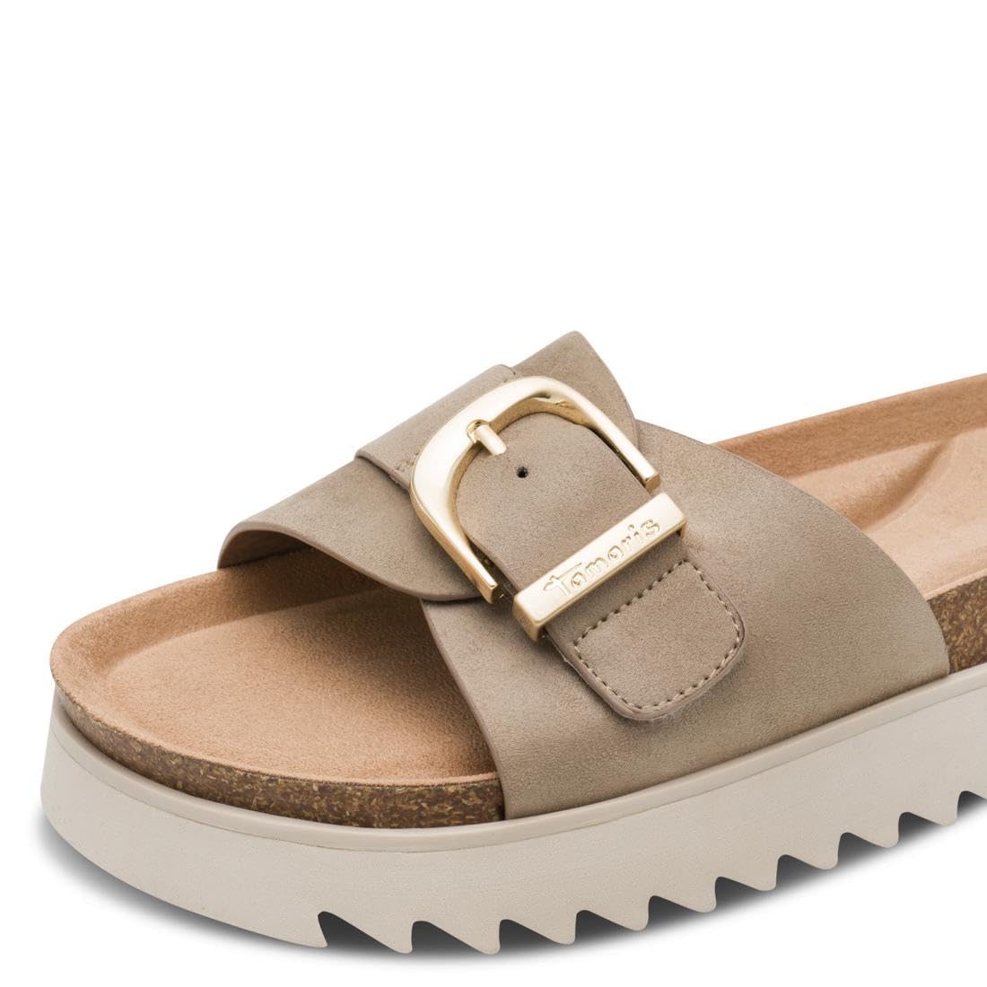 Tamaris Damen Fußbett Pantolette mit Trichterabsatz