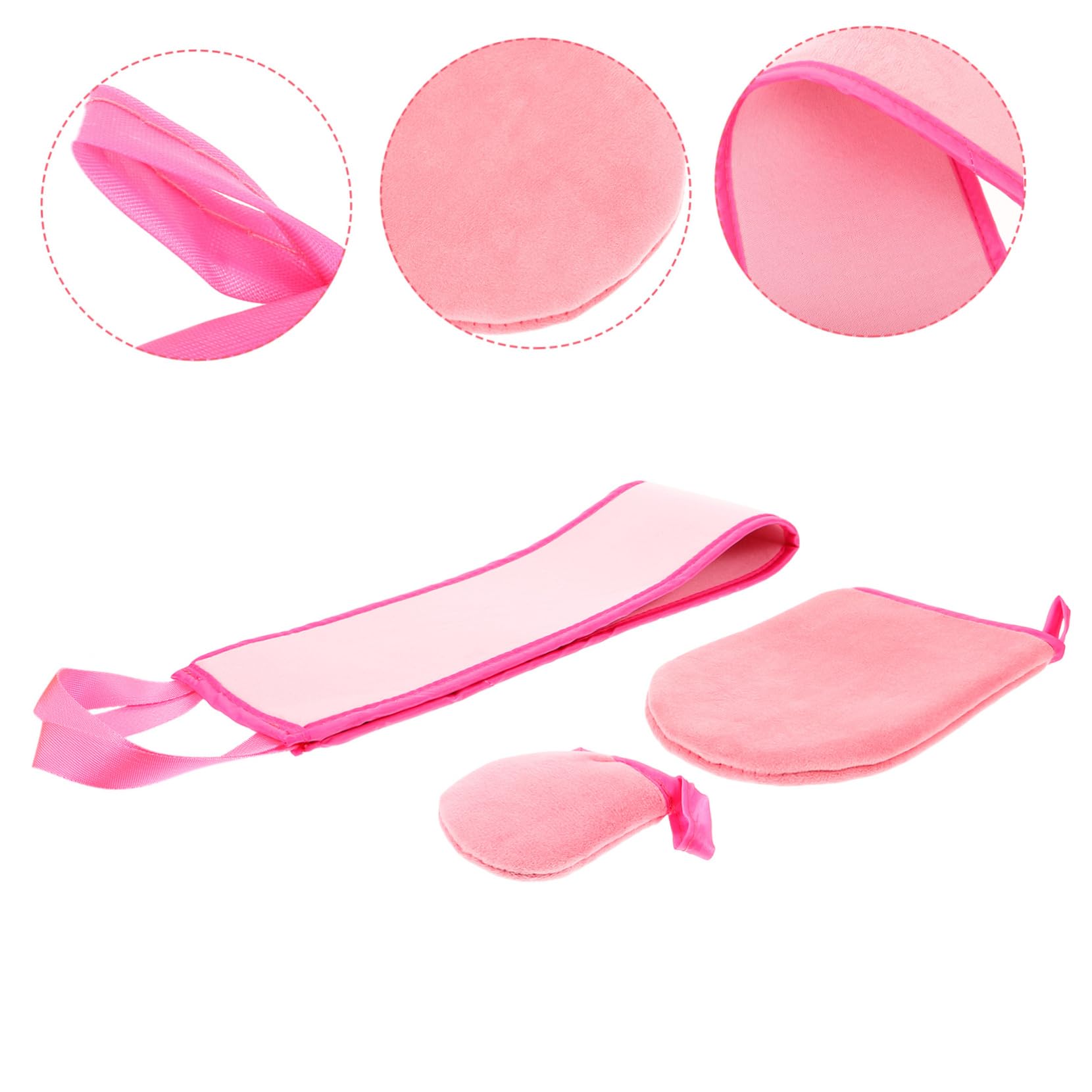 IWOWHERO 1 Set Back Tanning Applicator Mitt for Self Tanning Portable Lotion Applicator Glove for Women