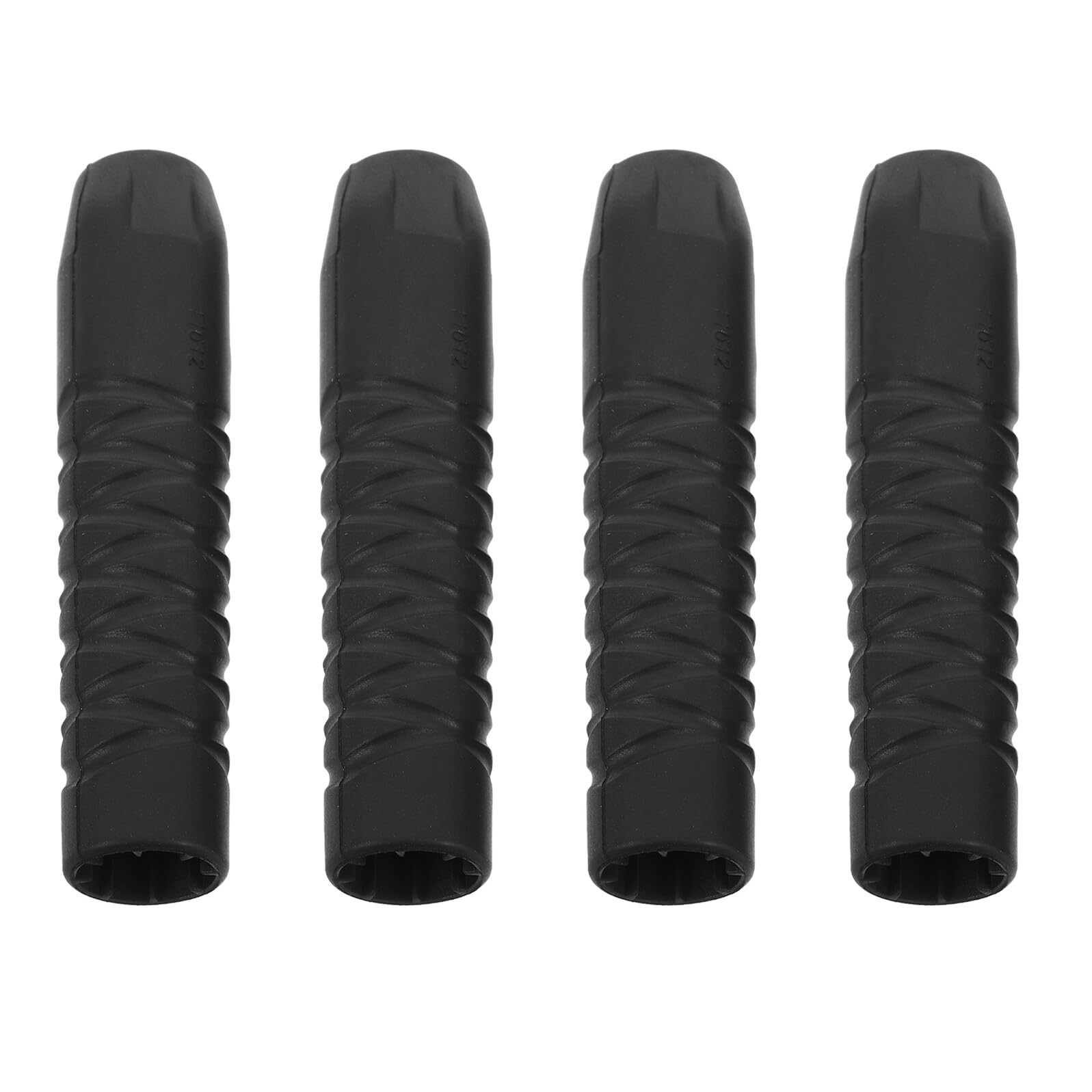 Protector de manguera de buceo negro de goma en pack de 4 piezas