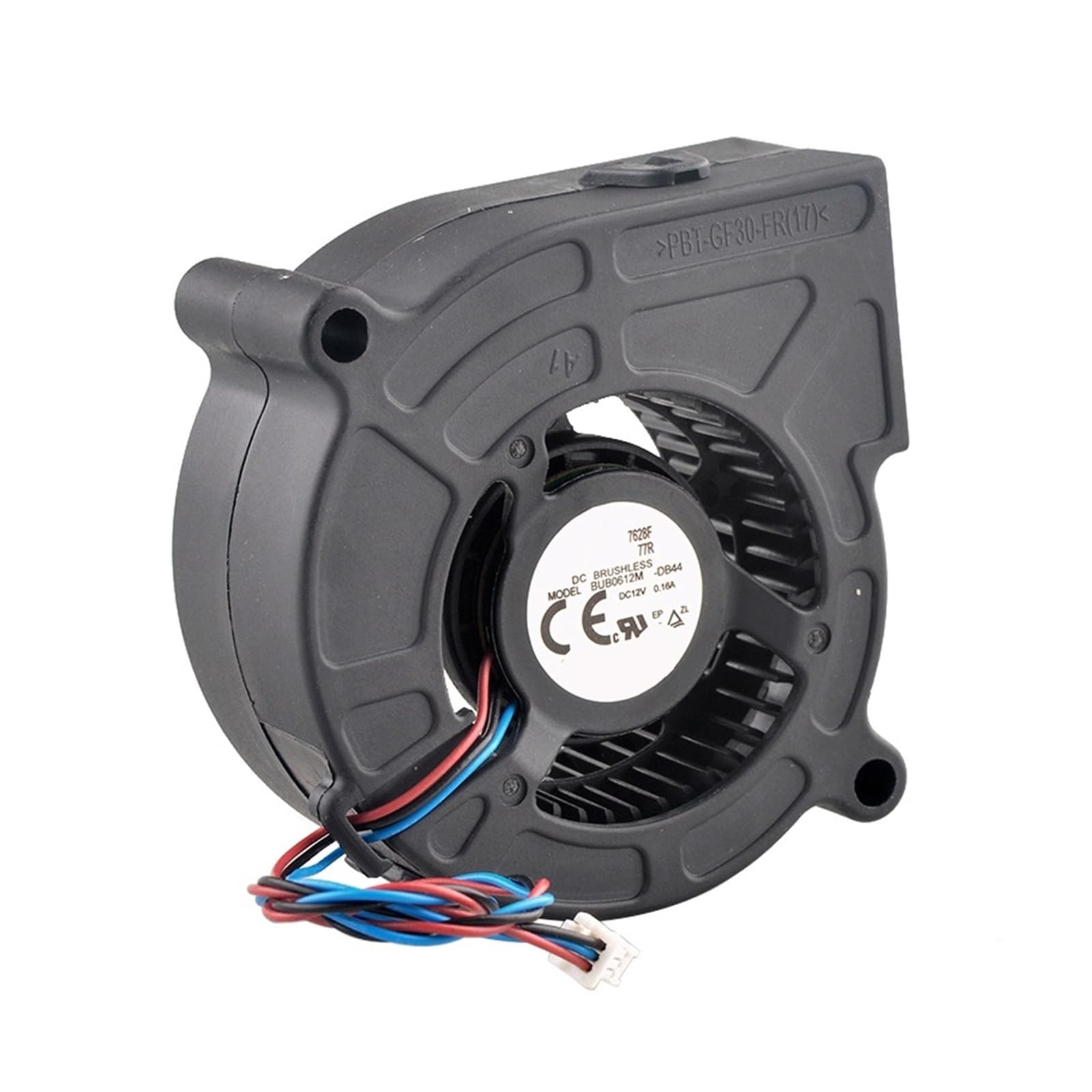 JJKKOZVQF BUB0612M-DB44 6cm 60mm blower fan 60x60x25mm DC12V 0.16A 3-pin Centrifugal fan cooling fan
