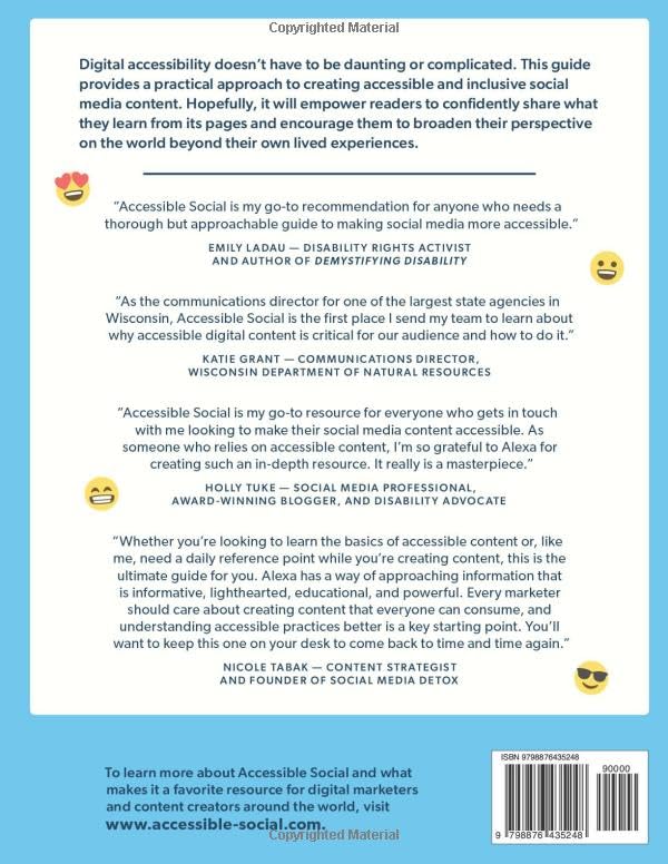 Vista 2 de Accessible Social a beginners guide to creating inclusive social media content