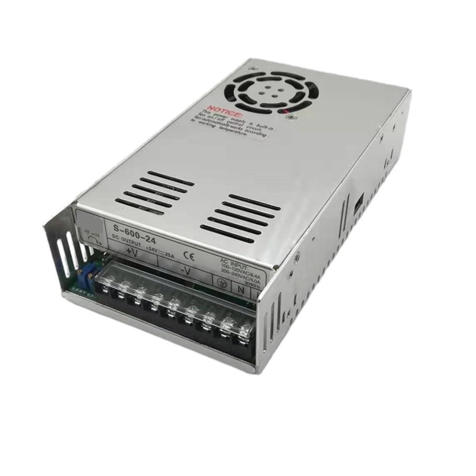 Adaptador de fuente alimentación conmutada regulada 600 W, 0-12 V, 15, 24, 27, 36, 48, 50, 60, 72, transformador LED, adaptador Alta precisión(0-60V 0-10A)