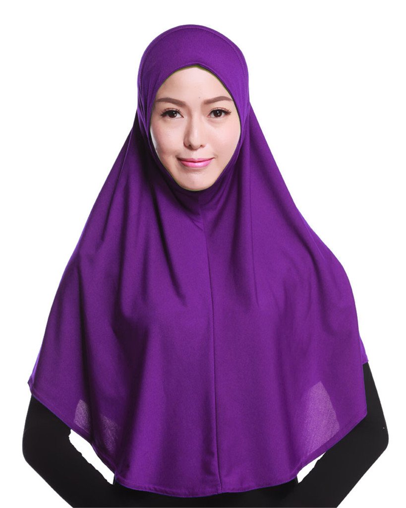Gladthink Women's Purple Muslim Hijab Scarf With More Colors