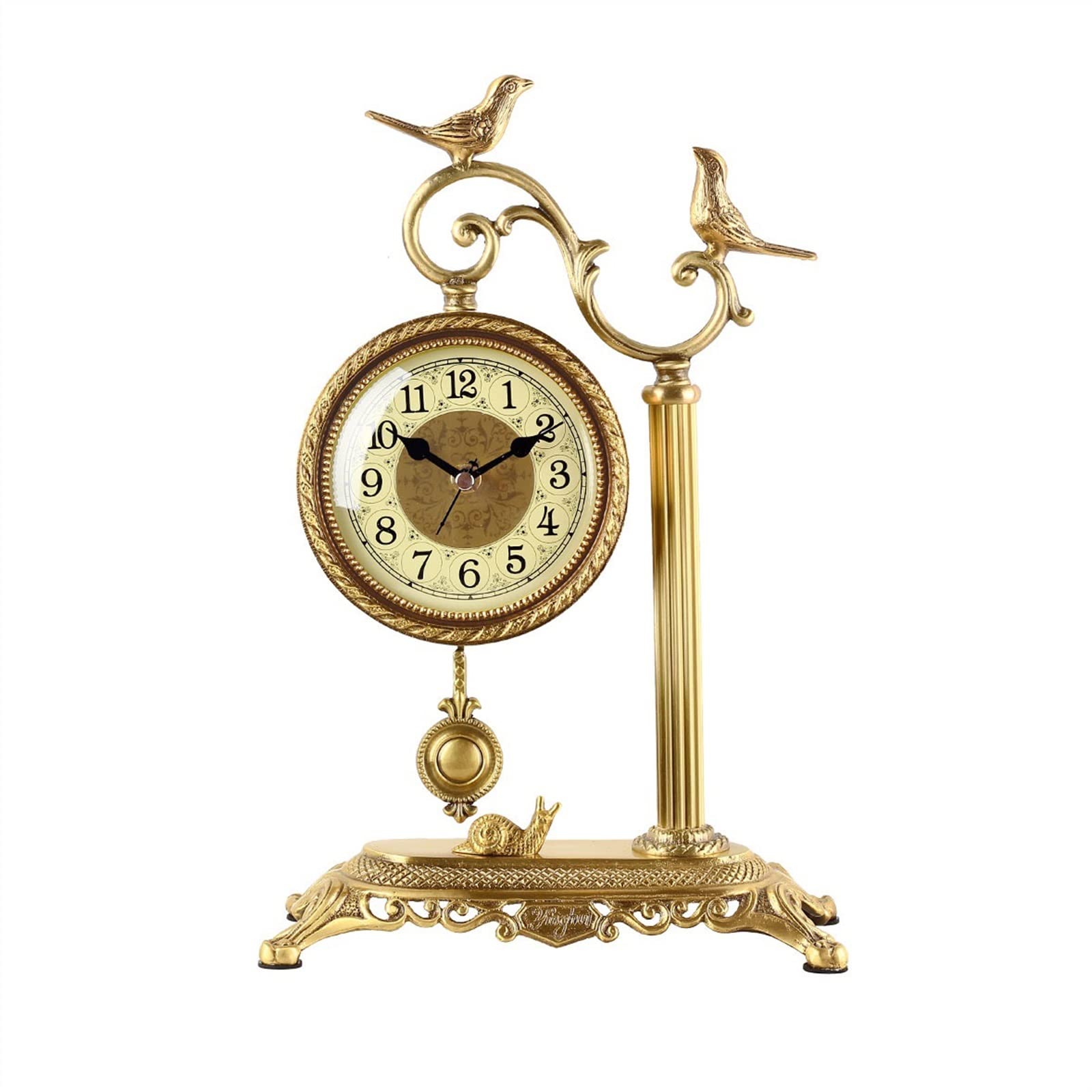 Reloj de escritorio de estilo europeo para el porche o la decoración de oficina