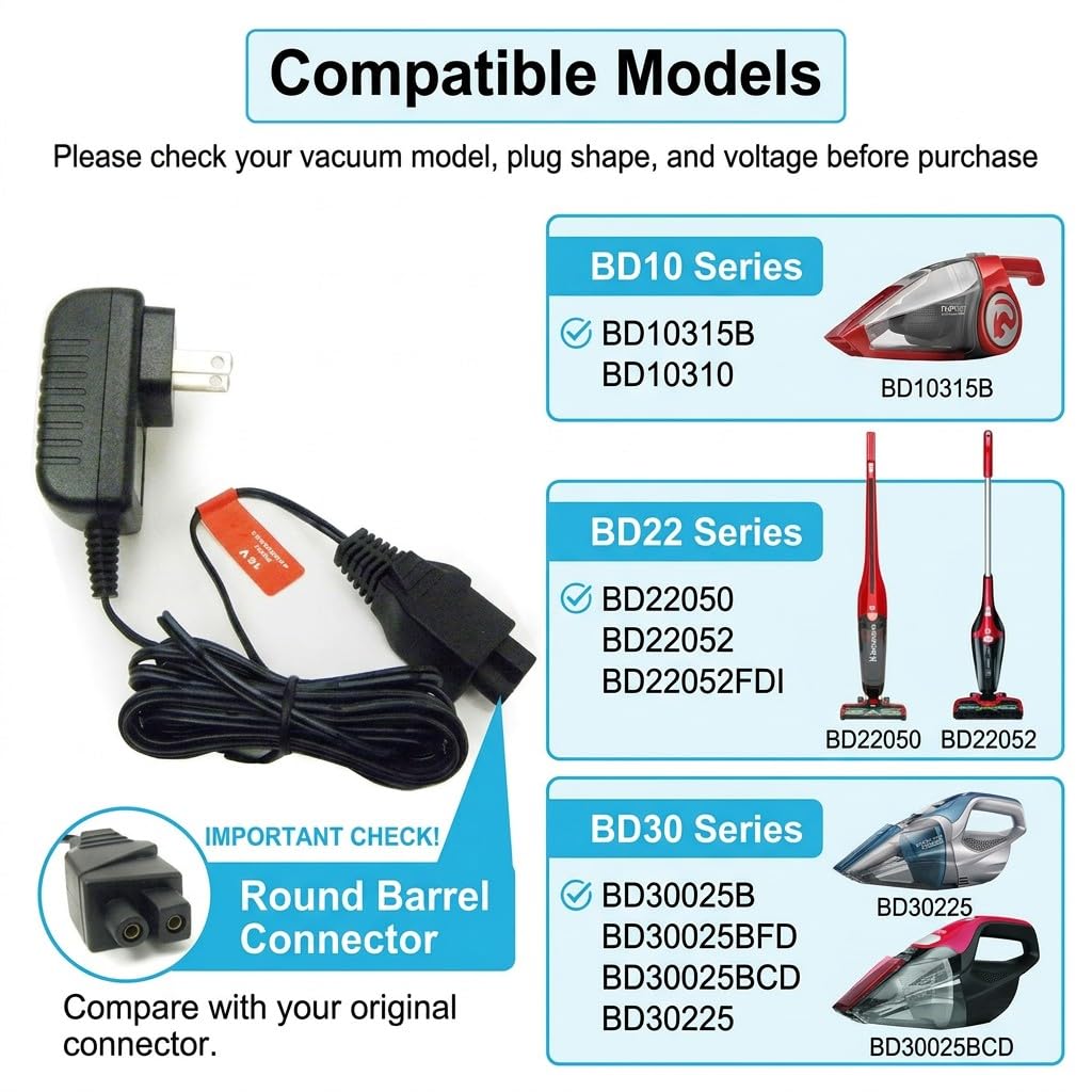 Amazon.com: Charger for Dirt Devil Vacuum 16V AC Adapter Charger
