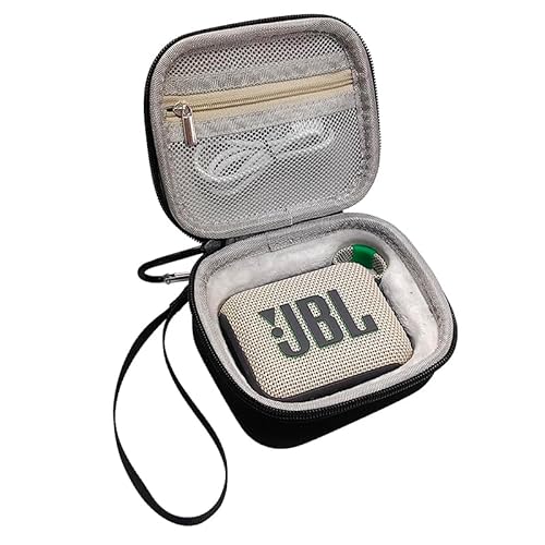 LUYIBA Harde reisbeschermhoes etui voor JBL GO 4 ultra draagbare Bluetooth luidspreker