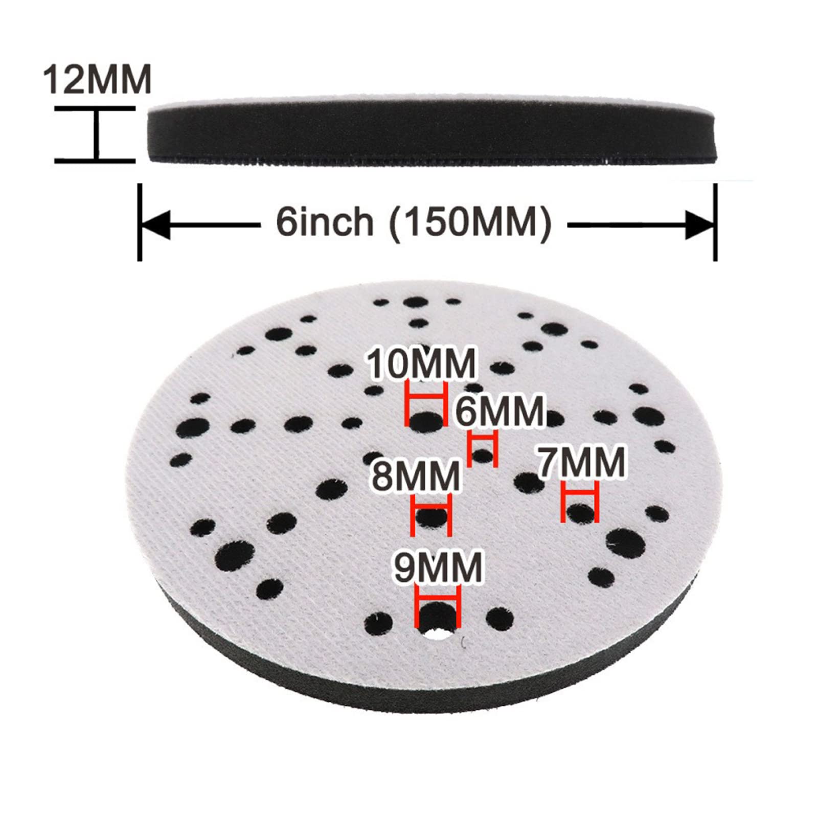 Tampone Di Interfaccia In Spugna Morbida Da 6 Pollici, 181 Fori - Foto 13