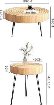 円形サイドテーブル　花台　フラワースタンド Amazon｜サイドテーブルフラワースタンド無垢材のコーヒーテーブル