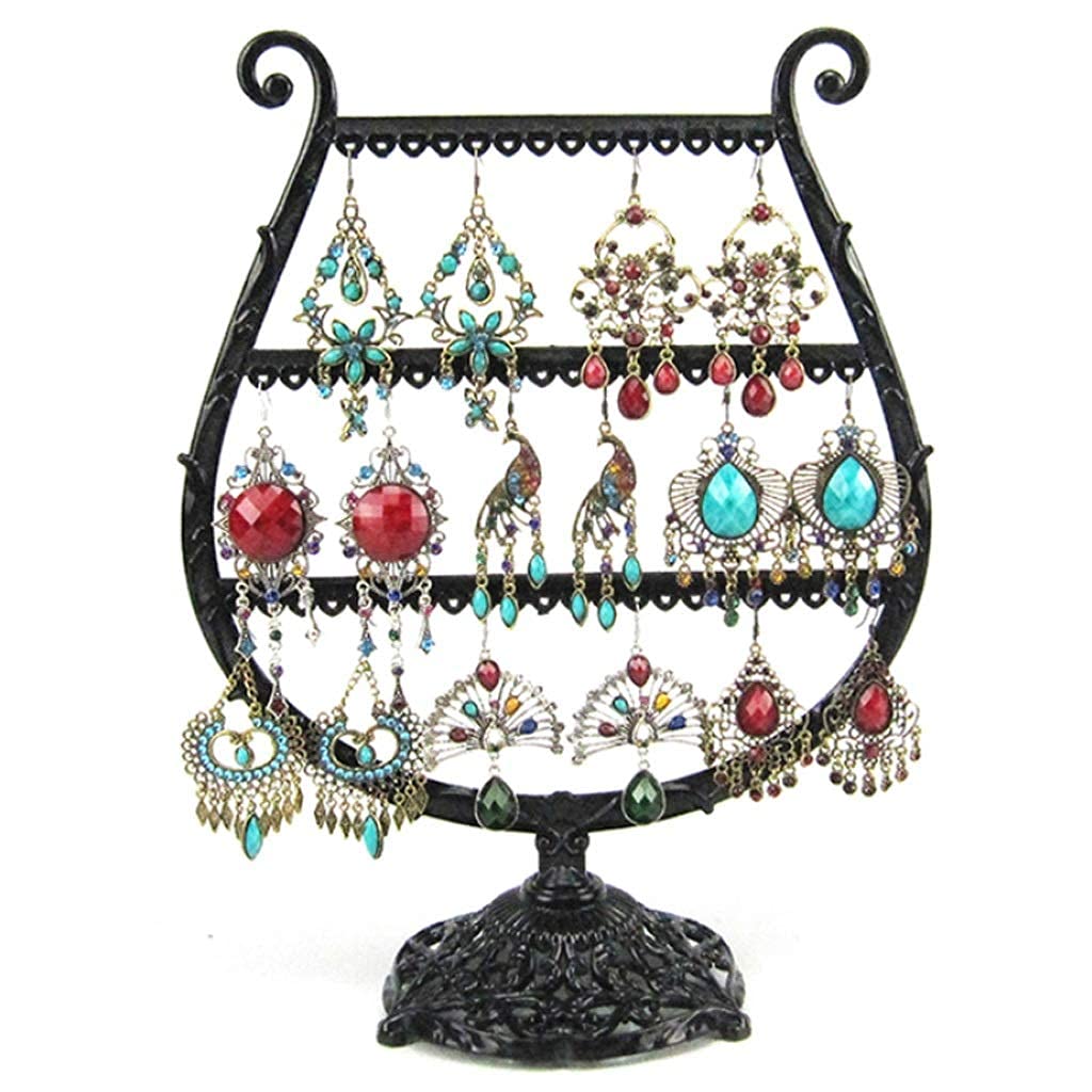 Boîte à bijoux porte-collier transparente de voyage pour ranger boucles d'oreilles