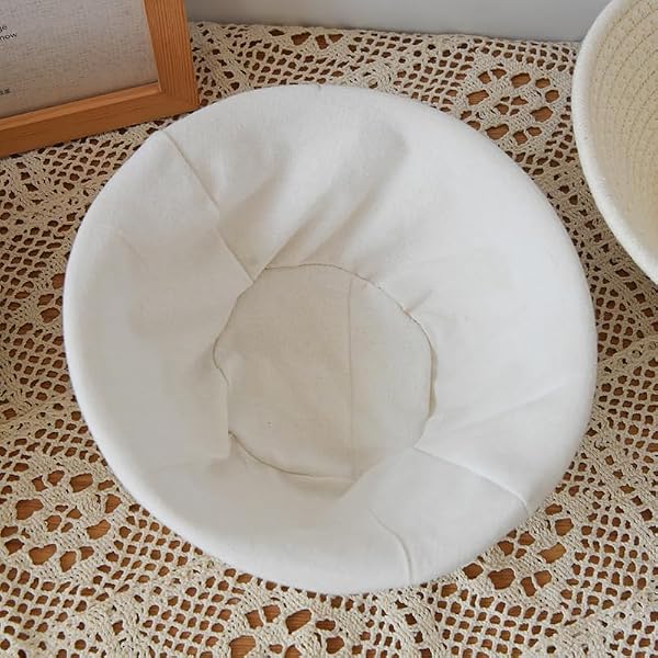 8 Inch 2pack Banneton Bread Proofing Basket - Cotton Rope Dough Bowl, Sourdough Bread Baking Supplies for Dinner Rolls & Holiday Baking（with 2 Liner） by MEGIESTO - Image 7