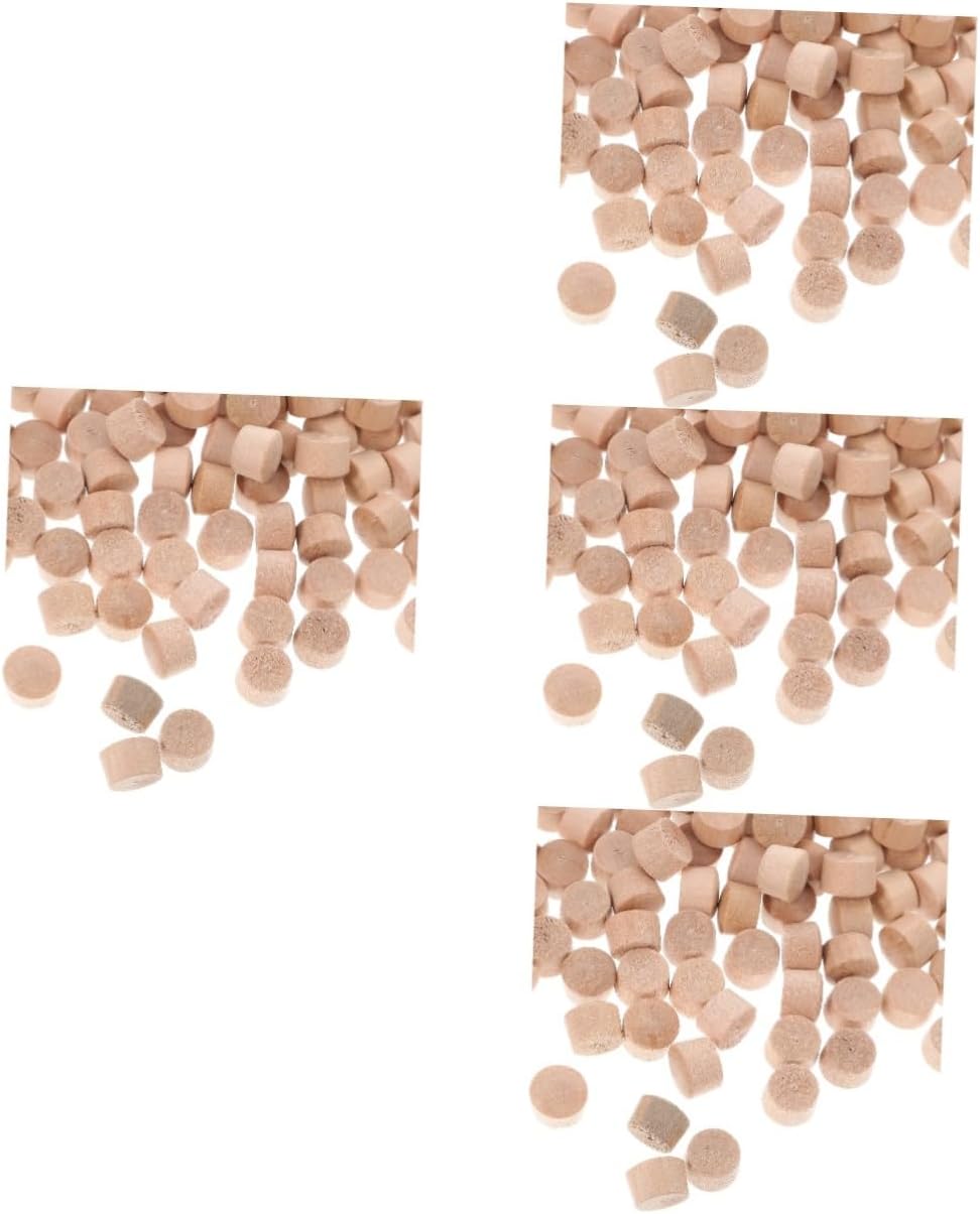 PRETYZOOM 4sets Wood Furniture Holes Cover Wood Button Plugs Screw Hole Fillers Accessories 200pcs*4