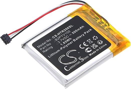 500mAh Battery Replacement for Vive Tracker Vive 2.0 Tracker Vive-VR-T B2PYV100 35H00266-02M 3.7V