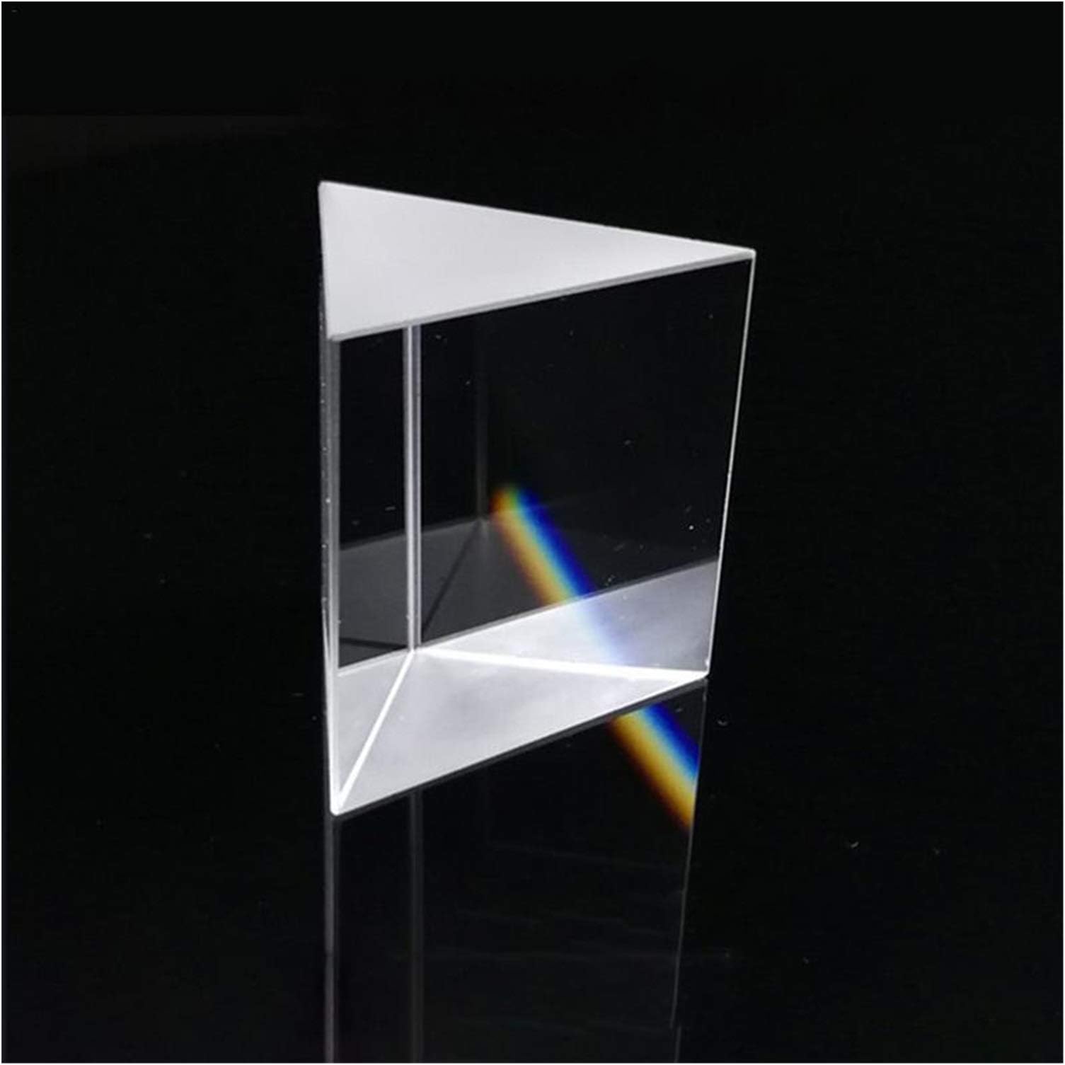 SOWUDM Glass Prism Optical Glass Prisms Crystal Triangular Prism 10*10*10mm Right Angle Isosceles Prisms For Lens Optical Testing Instrument Optical Glass Prism