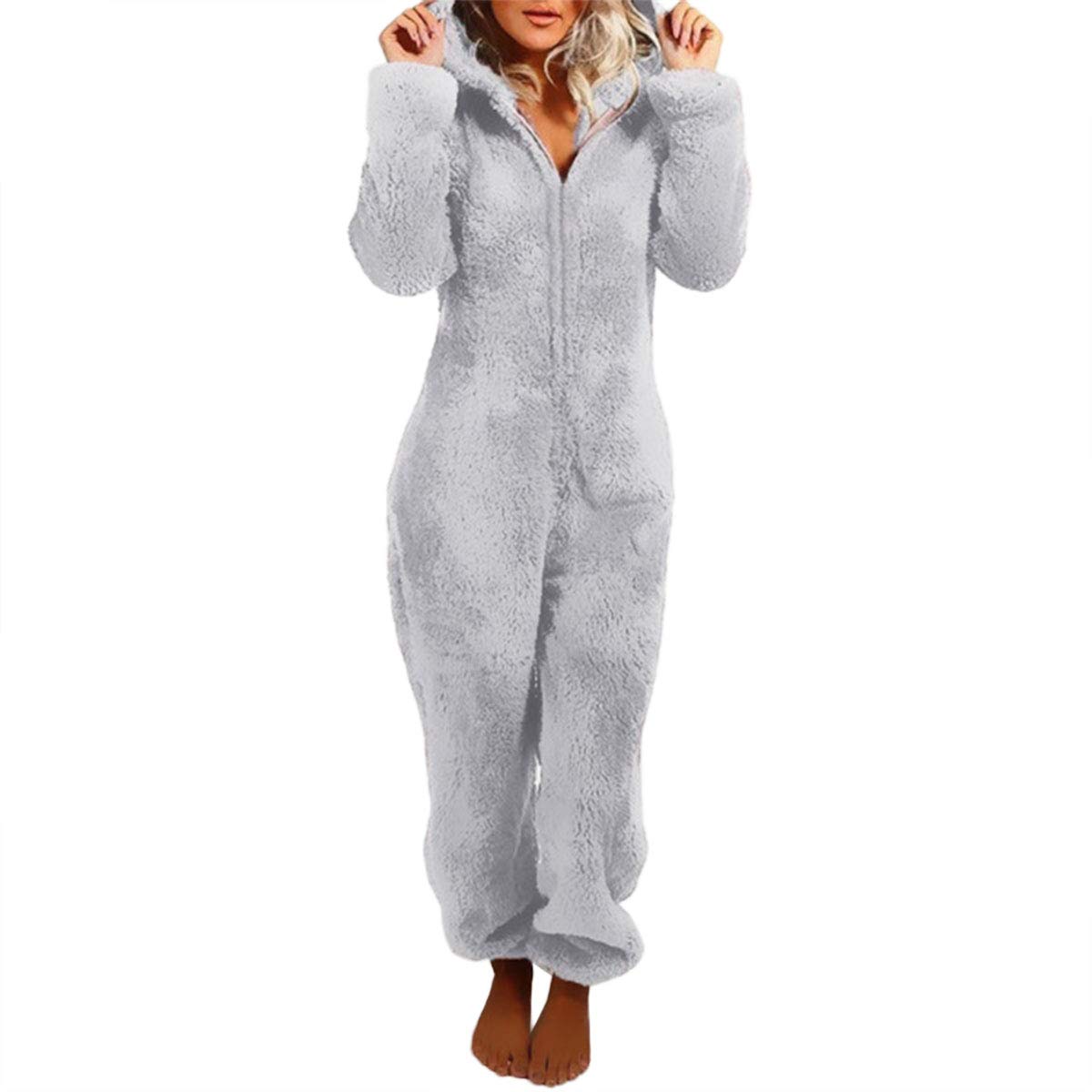 Dessin animé requin Onesie peluche à capuche combinaison pyjamas