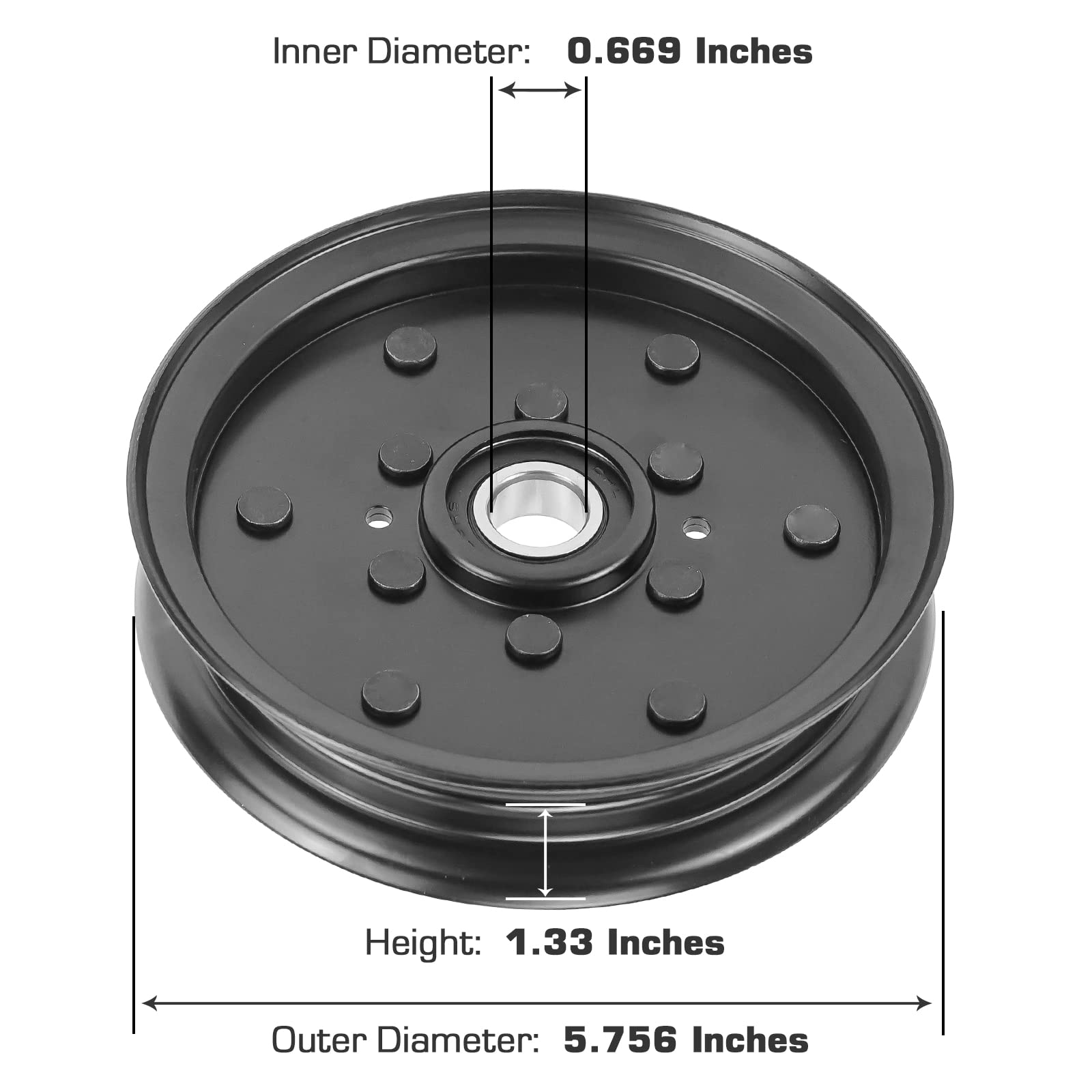s Amazon.com: BIGBearing Solid Steel Billet Seamless