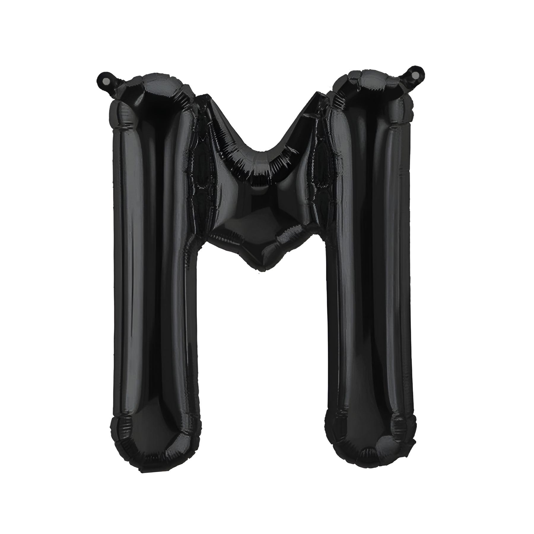 Foil Balloons Letters Black - 40/80/100 cm for Birthday Wedding Party Decoration Happy Birthday JGA Gift Balloon Graduation Giant Balloon ABI Large XXL Small Black Boys (40 cm - M)