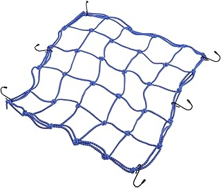 ifundom Elástica para Equipaje Reflectante Azul para Bicicleta y Motocicleta de de Goma con Ganchos Alta Elasticidad para Casco y Actividades al Aire Segura Nocturna