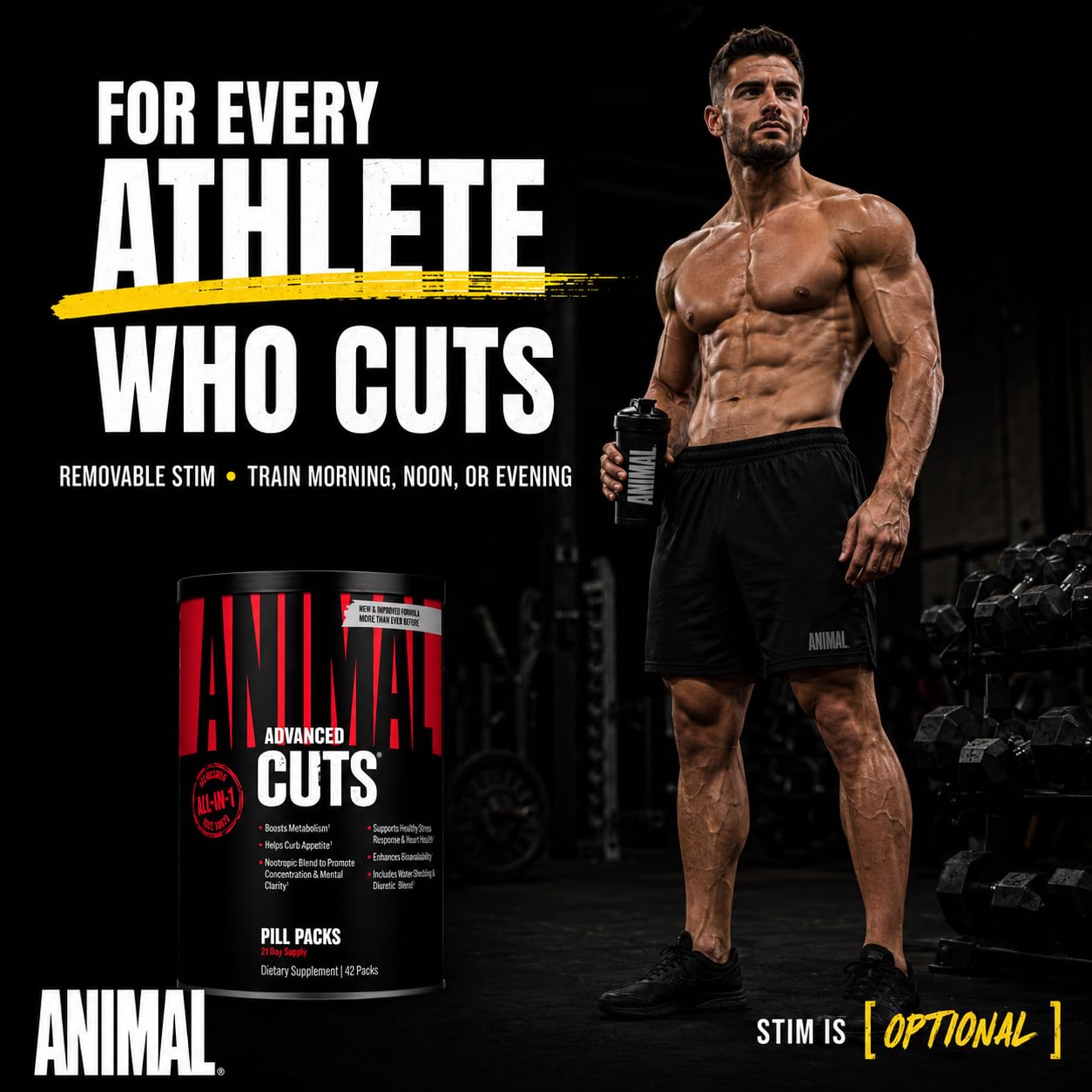 Animal Cuts Thermogenic Fat Burner Complex for Men & Women | 42 Pill Packs — Amazon image 7