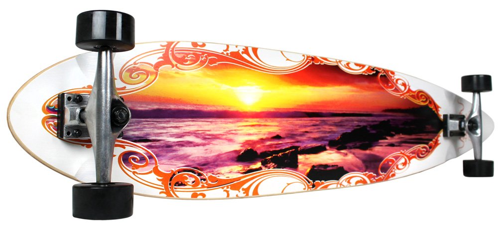 Krown City Surf Longboard Skateboard 22,9 x 116,8 cm