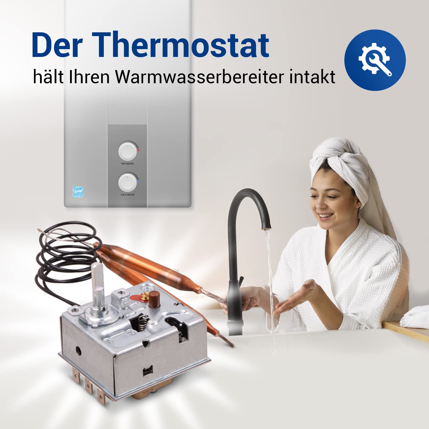 Regler EGO 55.60019.240 Wasserspeicher Passend Wie AEG Stiebel Eltron 156291
