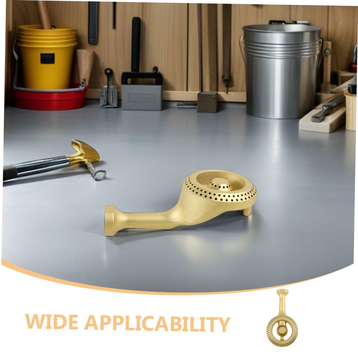 WOONEKY 2 Piezas Repuesto Cabezal Quemador para Estufa de Gas Tapa de Hierro para Cocinas Domésticas y Profesionales Compatible y Fácil de Limpiar