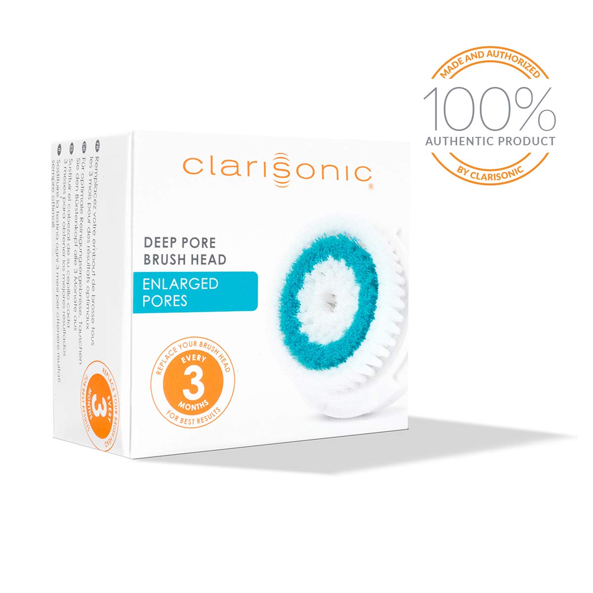 Clarisonic Deep Pore Facial Cleansing Brush Head Replacement For