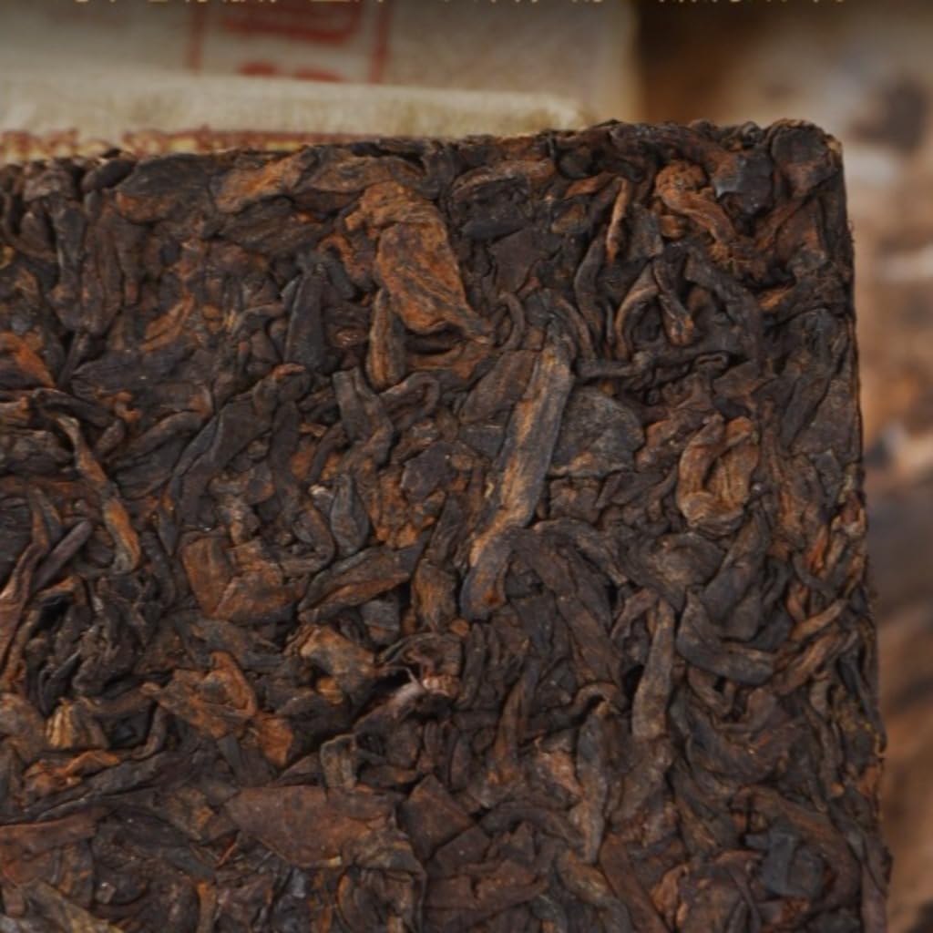 Premium Tè Nero Pu'erh Maturo 100g |Set Mattone Tè Xigui Scuro Invecchiato (100g*5)