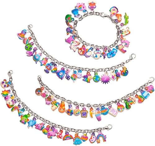 Miniatura 6 de Craft-tastic  Kit de pulseras de abalorios hinchados para bricolaje  Haz tus propias joyas  A partir de 6 años, 9 pulgadas