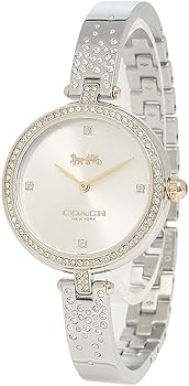 Amazon.co.jp: [コーチ]時計 レディース パーク28mm クォーツ シルバー