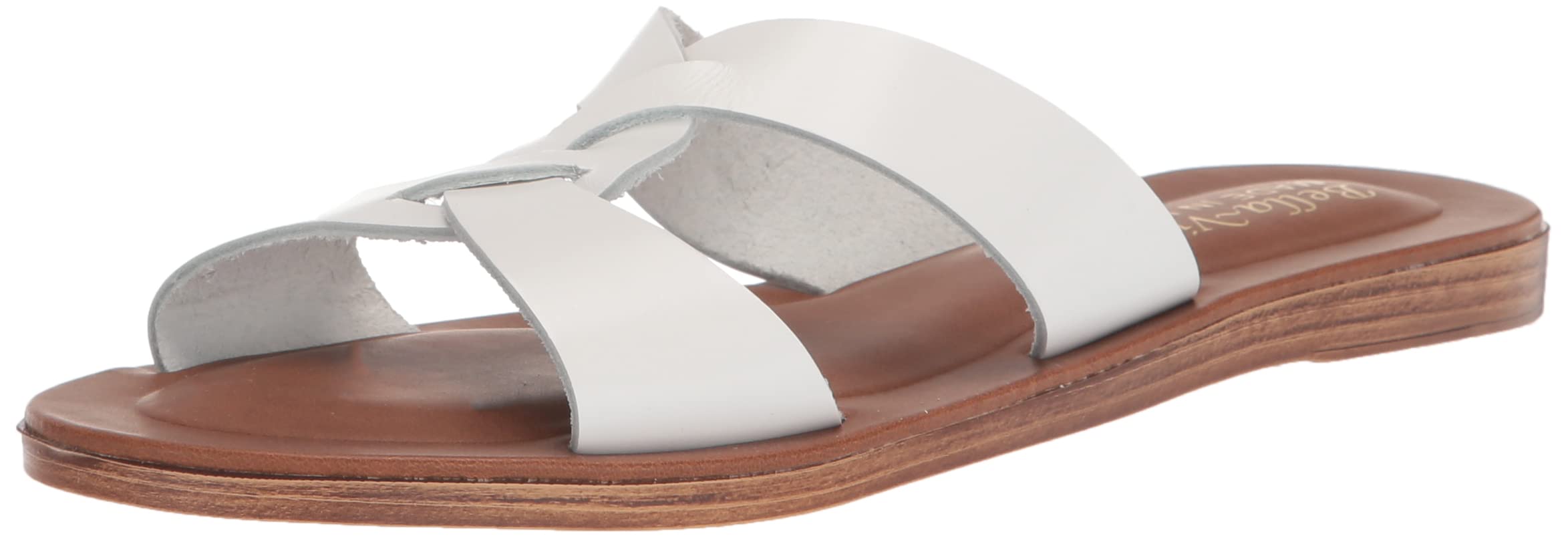 Bella Vita Women's Ona-Italy Sparkle Slide Flat Sandal