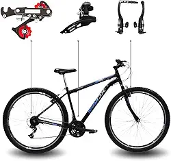 Bicicleta Aro 29 Bike Saidx Premium 21 Vel Quadro de Aço Carbono
