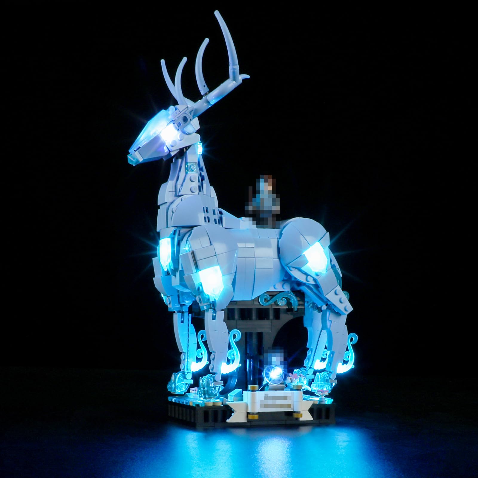 BRIKSMAX Zestaw oświetlenia LED do LEGO 76414 Expecto Patronum (jeleń Patronus) - kompatybilny z modelem klocków Lego Harry Potter - nie zawiera zestawu Lego