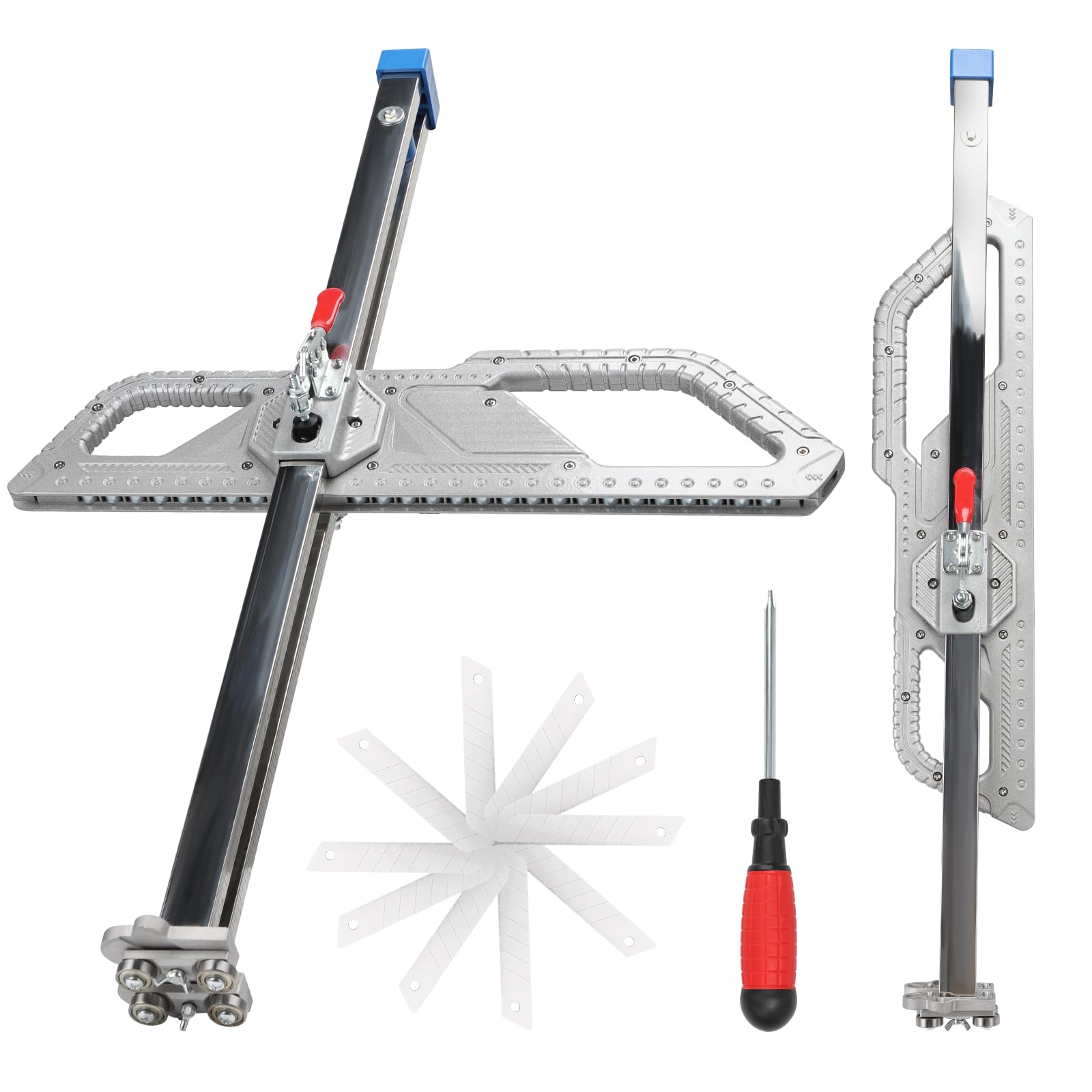 2026 New Drywall Cutting Tool, Plasterboard Cutter 1.5-60cm Cutting Range, Aluminum Alloy Gypsum Board Cutting Tool for Wall, Build, Decoration