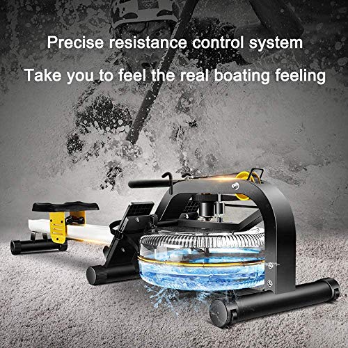 Image of Rowing Machine Aerobic Exercise Training Equipment Multiple Fitness Methods Adjustable Resistance Comfortable Cushion for Home Gym