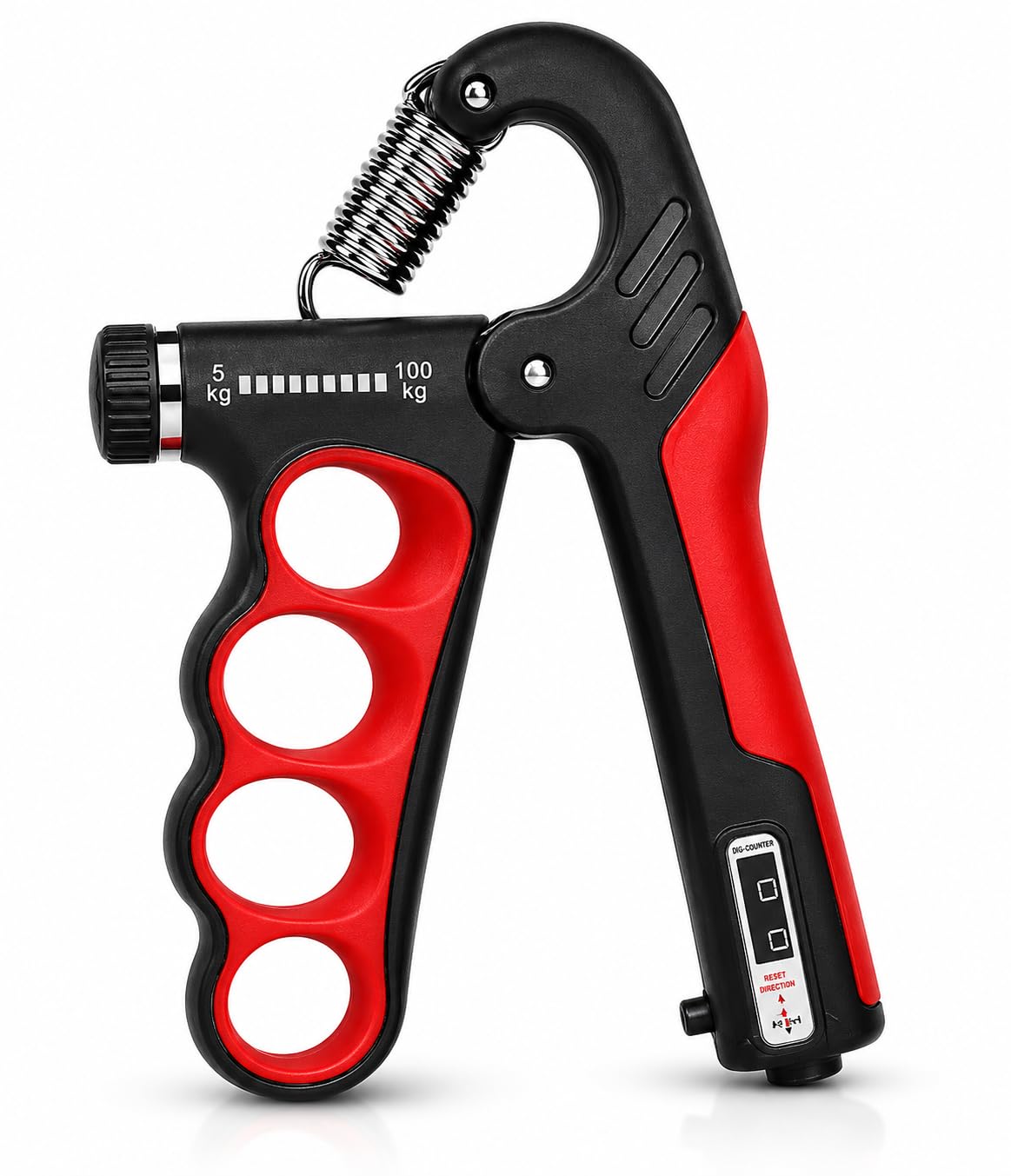ALYV Adjustable Hand Grip Strengthener – 5-level Resistance, Ergonomic Metal Spring, Hand, Finger & Forearm Exerciser-picture-23